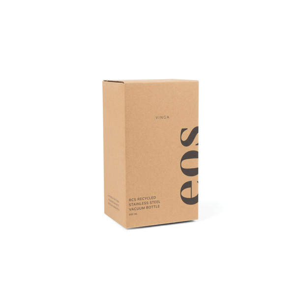 Steklenička Vinga Eos iz recikliranega jekla, 800 ml - Bela / siva