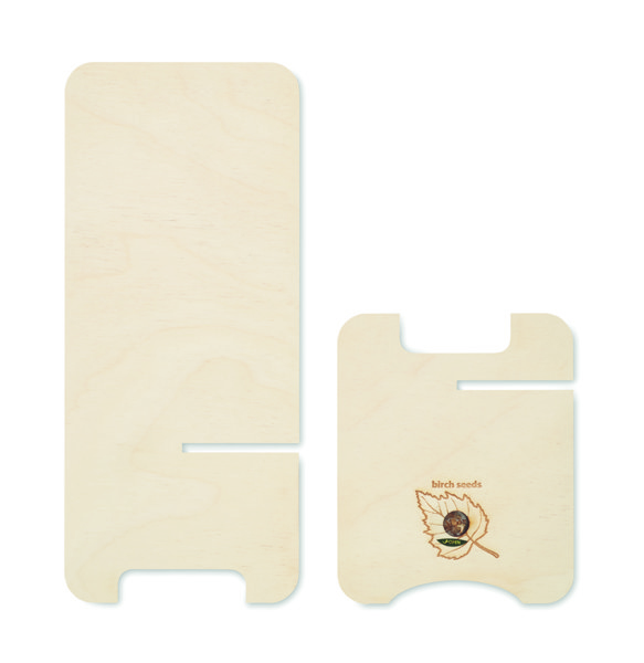 Birch Wood phone stand Grouw Stand