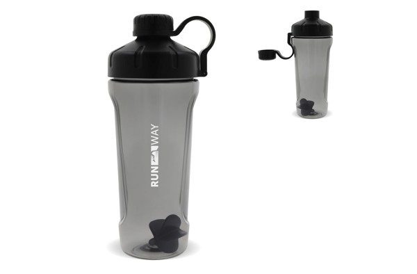 Shaker bottle 900ml, plastic body