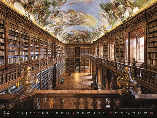 Nástenný Kalendár Bibliotheca 2027
