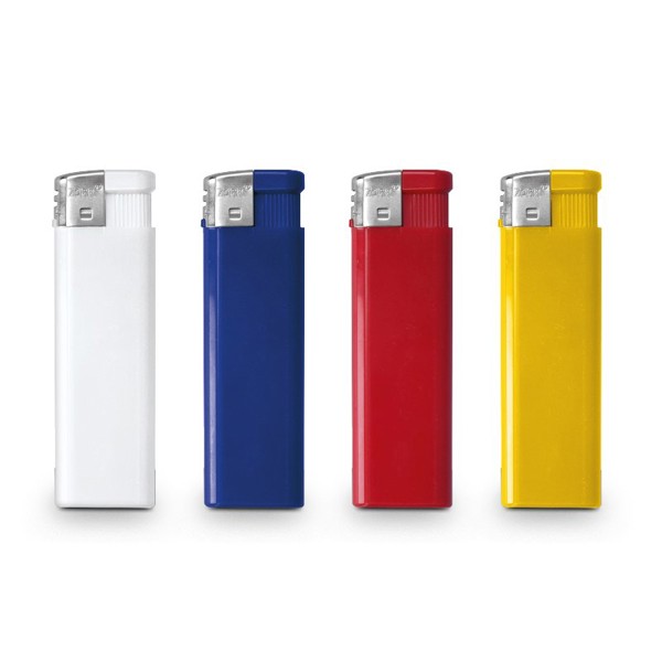 REFILLABLE 'PIEZO' CIGARETTE LIGHTER - Blanc / 