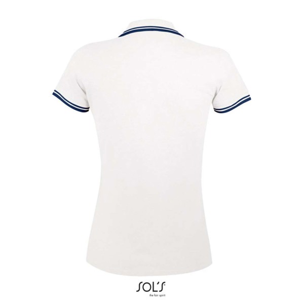 Sol's Pasadena Women - Polo Shirt - White / Navy / S