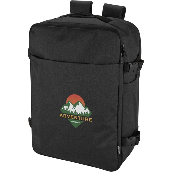 Libra 17" GRS gerecycleerde handbagagerugzak 25L - Gemêleerd houtskool