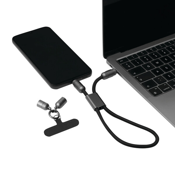 Multifunctional Charging And Data Transfer Cable Shortcarry