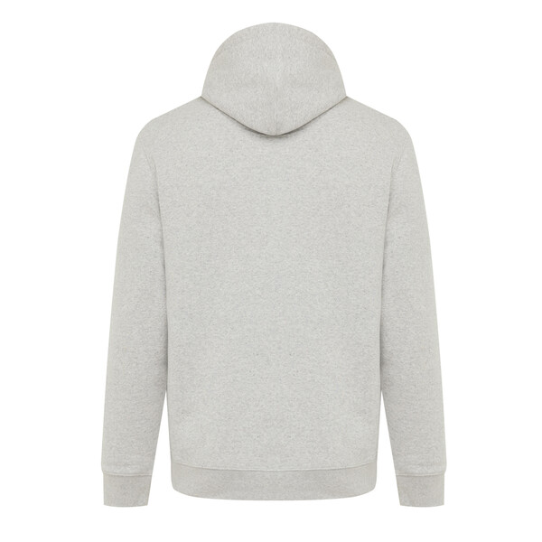 Mikina s kapucí IQONIQ Joshua z recyklované bavlny - Light Heather Grey / 4XL
