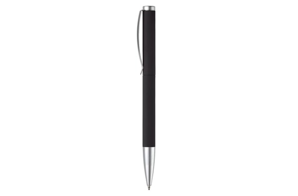 Stylo Modena Métal toucher doux - Noir