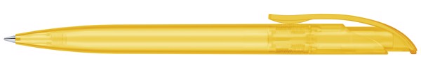 Senator® Challenger Frosted, Push Ball Pen - Yellow Similar PMS 7408