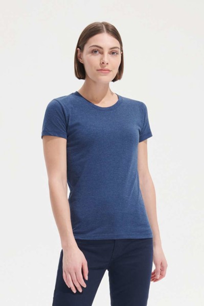 Sol's Regent Fit Women Round Collar Fitted T-Shirt - White / S
