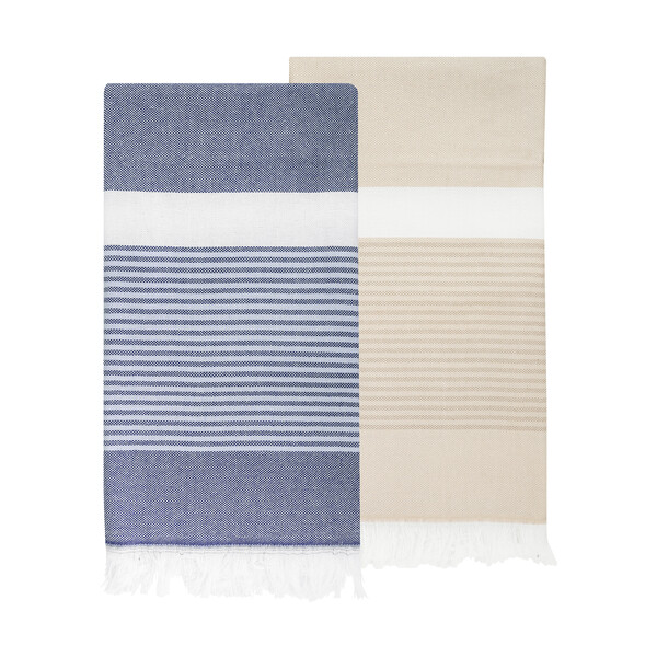 Fouta Seaqual 270g SEABEACH - bleu marine