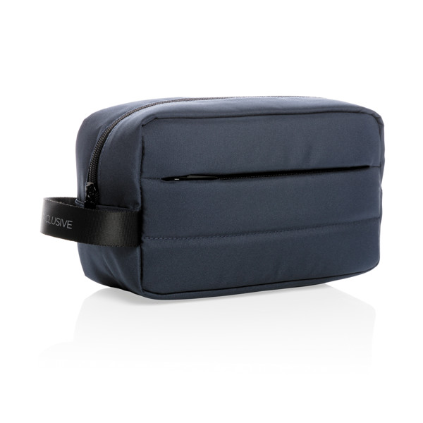 Impact AWARE™ RPET toiletry bag - Navy