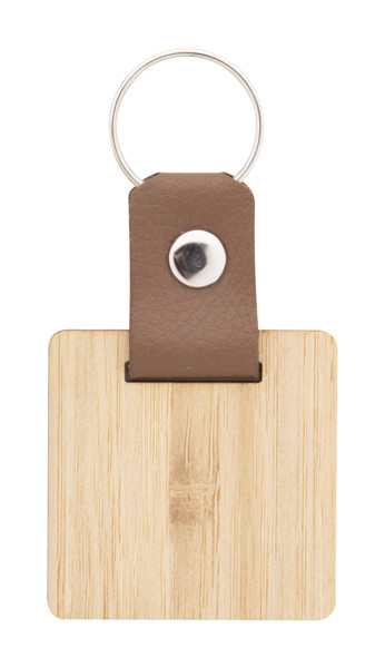 Keyring Blopp, Rectangle - Natural
