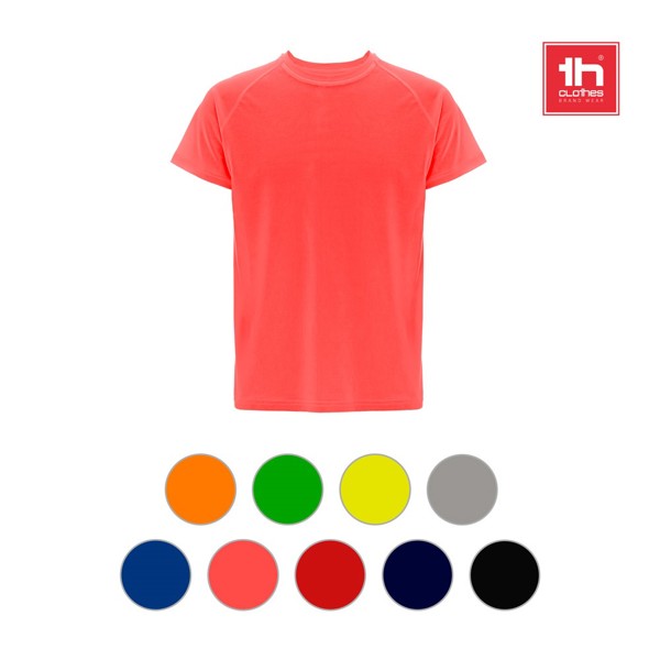 THC MOVE. T-shirt technique à manches courtes en polyester - Jaune Hexchrome / S
