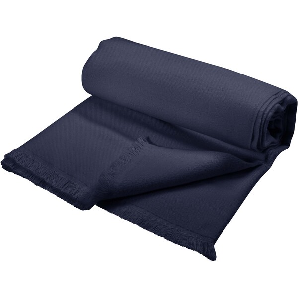 Citizen Green Axel organic cotton blanket - Navy
