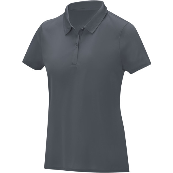 Polo Deimos en tissu léger et à manches courtes pour femme - Gris storm / L