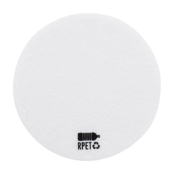 Rpet Felt Coaster Hefe - White