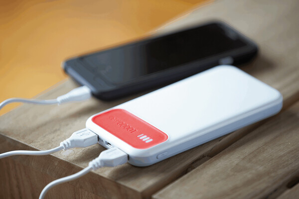 Powerbank Silicon Valley - Red / White