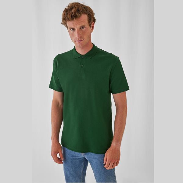 Polo Piqué B&C Id.001 180G - 100% Algodão (Investindo Em Better Cotton) - Castanho / M