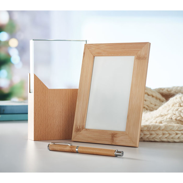 Bamboo photo frame Gazo