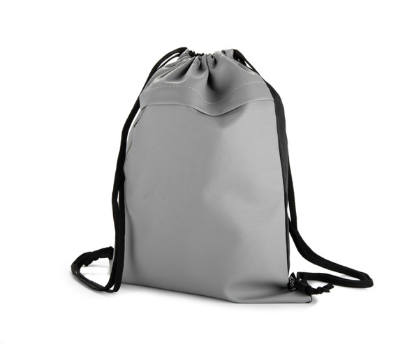 Drawstring bag BASKO - grey