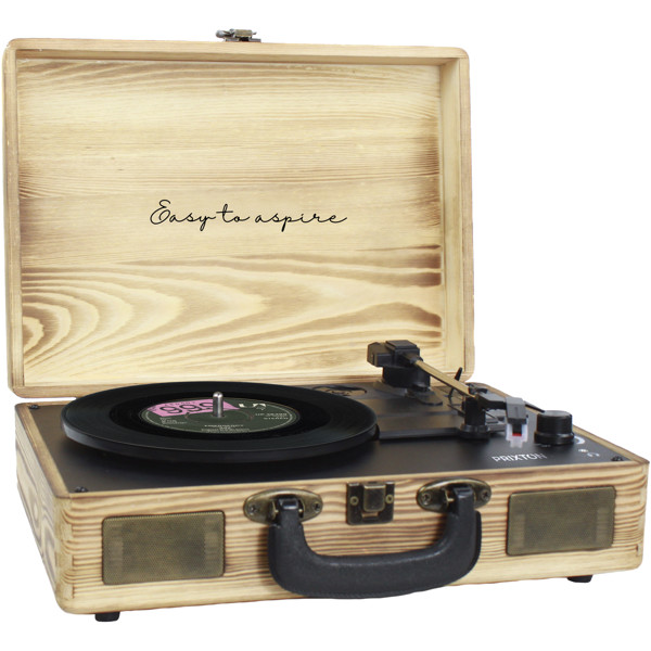 Prixton VC400 vinyl MP3 player - Wood