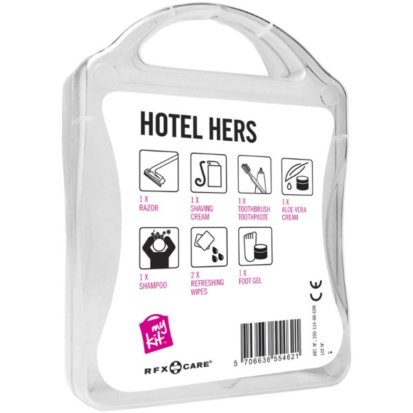 MyKit Hotel Hers Travel Set - White