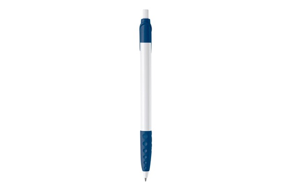 Cosmo ball pen rubber grip HC - White / Dark Blue