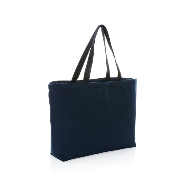 Borsa termica large canvas riciclato 285 gm2 non tinto Impac - Blu Navy