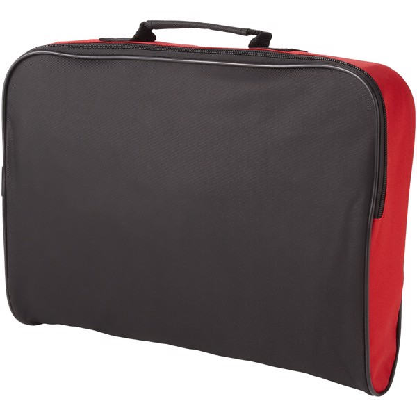 Florida conference bag - Solid Black / Red