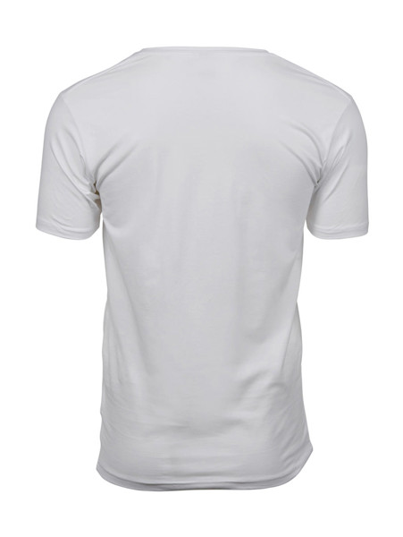Mens Stretch V-Tee - White / 3XL