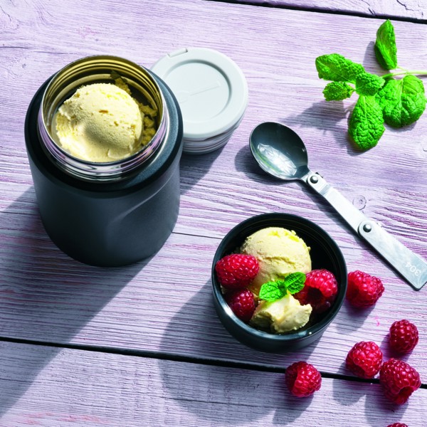 CIBUS Thermobecher mit Löffel für Lebensmittel