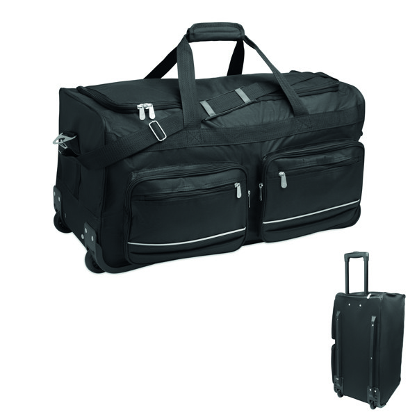 Duffle bag trolley 600D RPET Itfits