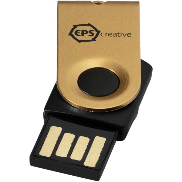 Mini clé USB - Doré / Noir / 32GB