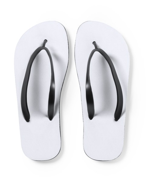 Sublimation Flip Flops Badrak - White / MUJ