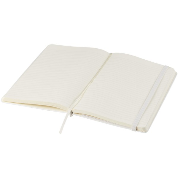 Carnet Classic L à couverture rigide - réglé - Blanc