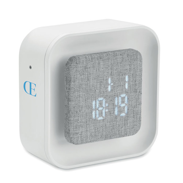 Luce alarm clock, recycled ABS, ambient light