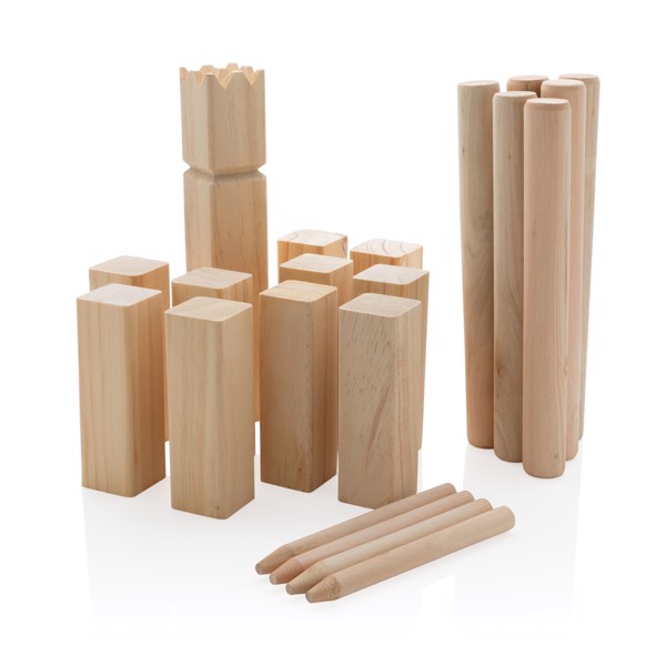 Drveni kubb set