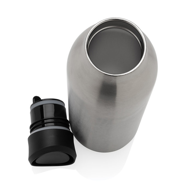 Bouteille d'eau 600ml en acier recyclé RCS Avira Alok - Argent