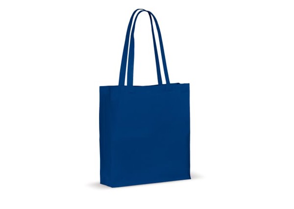 Sac à bandoulière coton OEKO-TEX® 140g/m² 38x10x42cm - Bleu