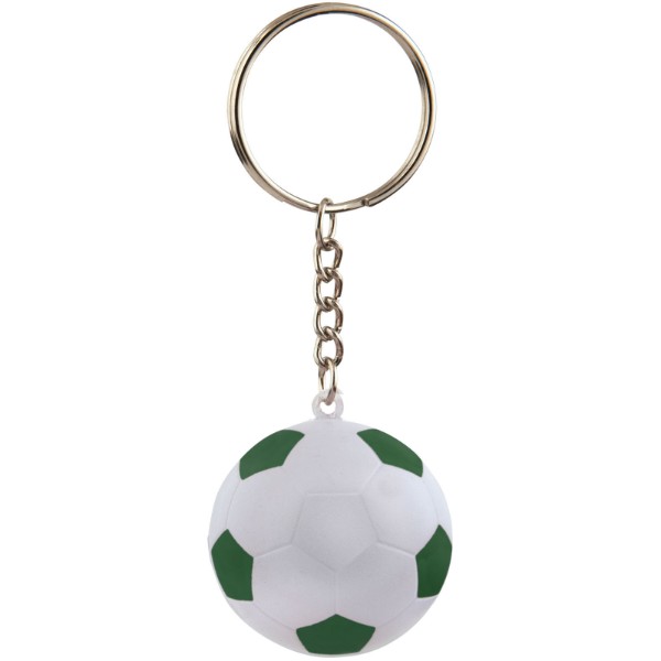 Fotbalový přívěsek na klíče Striker - Zelená / Bílá