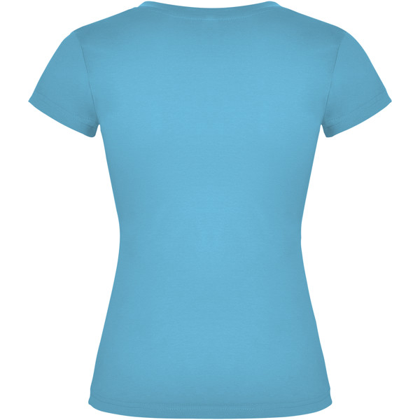 T-shirt a maniche corte con scollo a V da donna da 155 g/m² Victoria - Turchese / 3XL