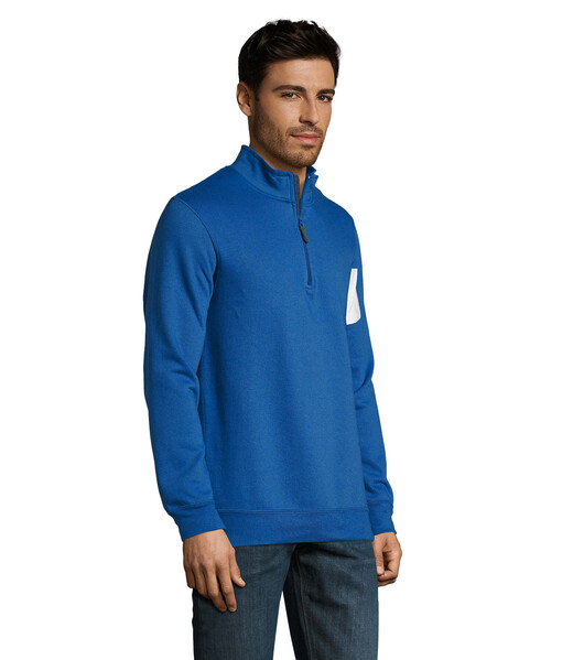 STAN Sweat Zip Collar 260 - Royal BlueXL