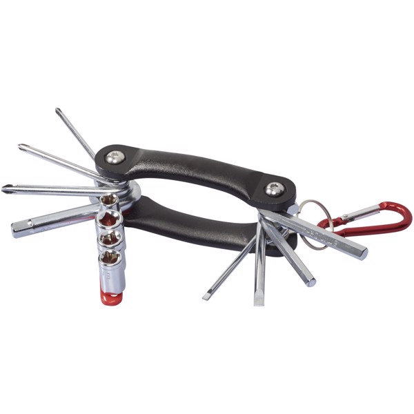 Tycoon 12-function multi-tool - Red / Solid Black