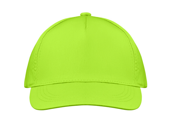 5 panel baseball cap 160 gr/m Buzz - Lime
