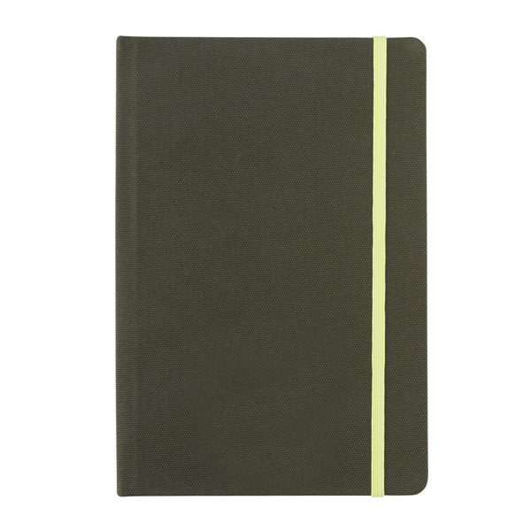 GRS certified RPET A5 notebook - Green / Green