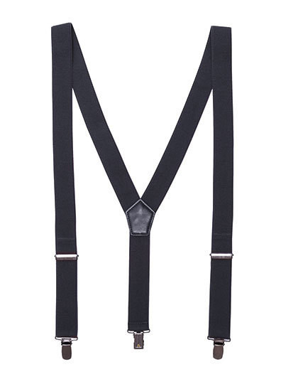 Clip On Trousers Braces/Suspenders - Steel  / One Size