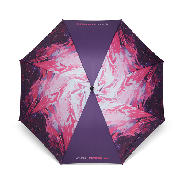 All-over printed ⌀132cm/30″ lightweight golf umbrella with EVA handle - Full colour