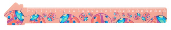 30 Cm Ruler Couler 30, House - White