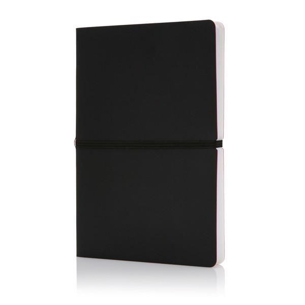 Deluxe softcover A5 notebook - Black