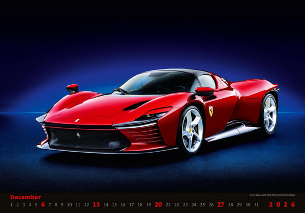 Nástěnný kalendář Cars 2026