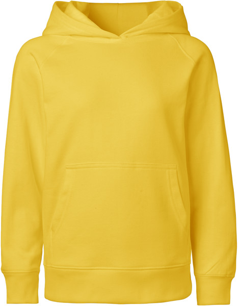 Kids Organic Hooded Sweater Neutral | O 13101 - Yellow / 128/134